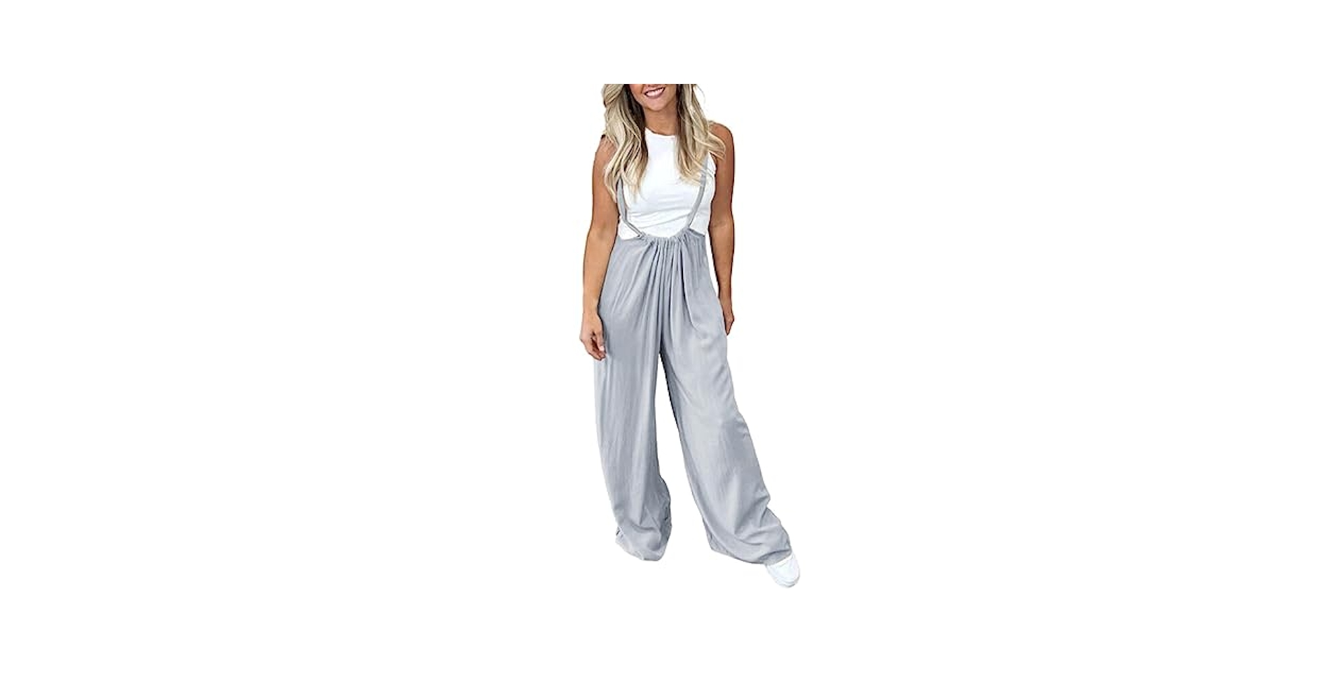 Women's Casual Sports Home Solid Color Loose Suspenders